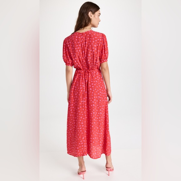 FAITHFULL THE BRAND Bellavista Midi Dress Sunset Floral Print - Picture 11 of 13